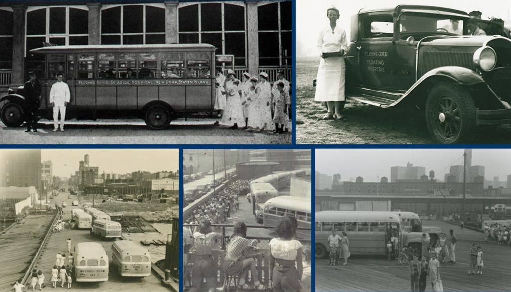 selection of old images of the good health shuttle