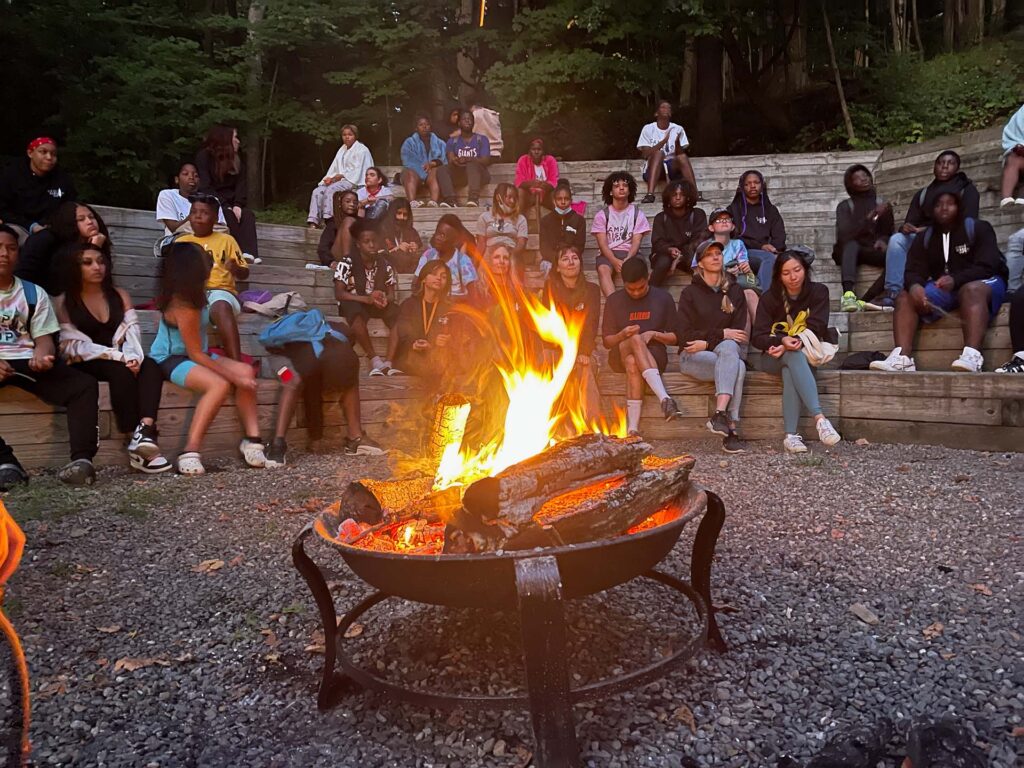 Campfire at Camp Rise Up