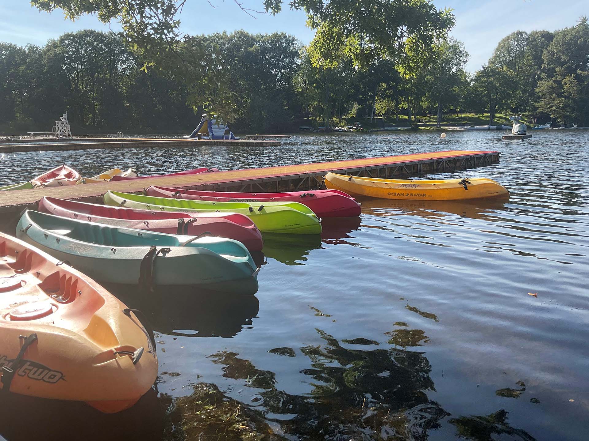 Canoes at Camp Rise Up
