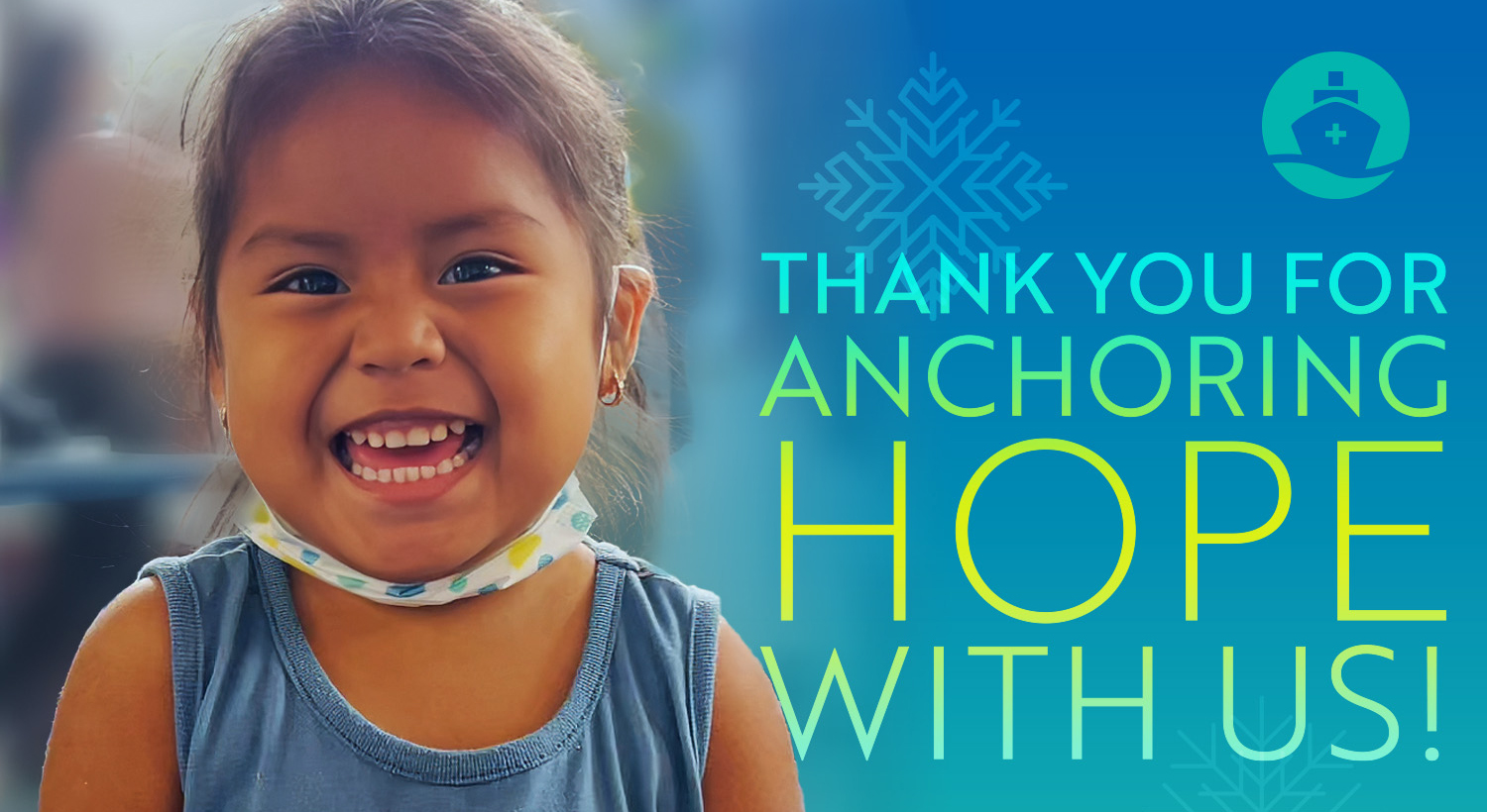 Thank you for anchoring hope with us!
